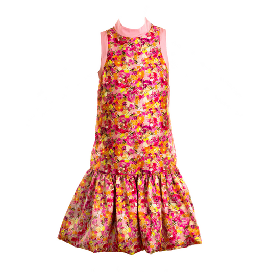 NEUBYRNE SEQUIN PRINT WAIST DRESS