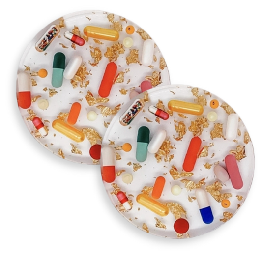 Pills + Gold Coaster