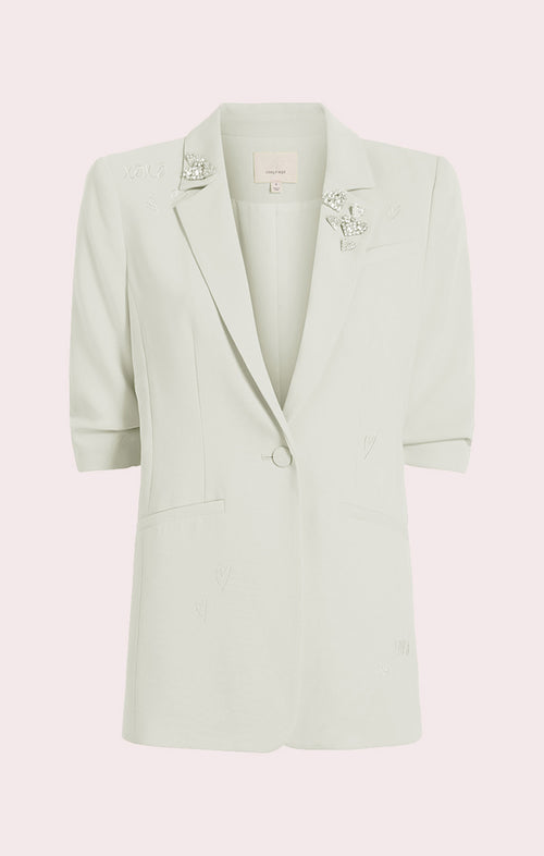 CINQ A SEPT Short Sleeve KHLOE BLAZER